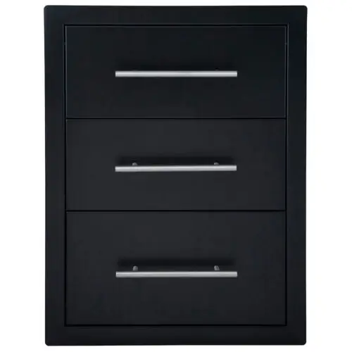 Sunstone Black Series Triple Access Drawer