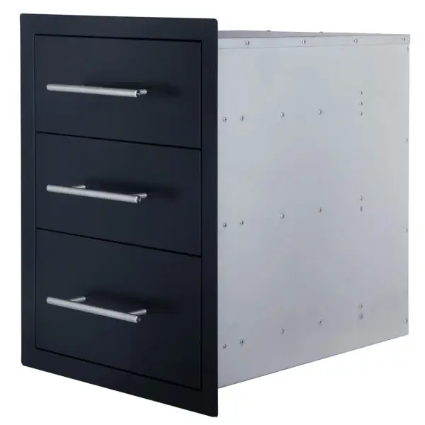 Sunstone Black Series Triple Access Drawer - Image 2