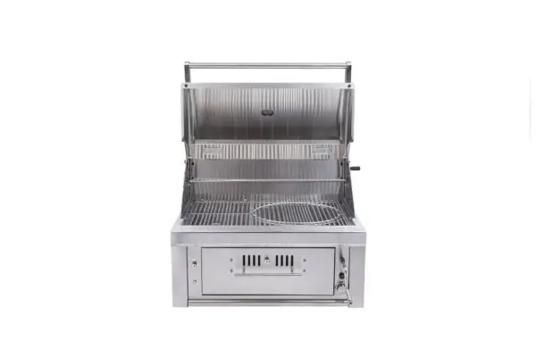 Sunstone 30" Charcoal & Wood Hybrid Single Zone Grill - Image 4