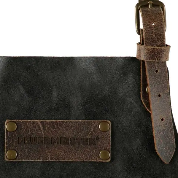 Feuermeister® Antique Leather Brown Apron (Medium) - Image 2