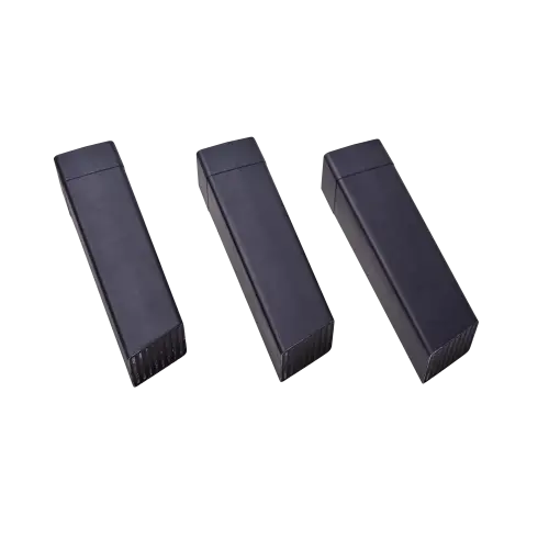 Moddern Pedestal legs in Black - Aluminum (3pcs)