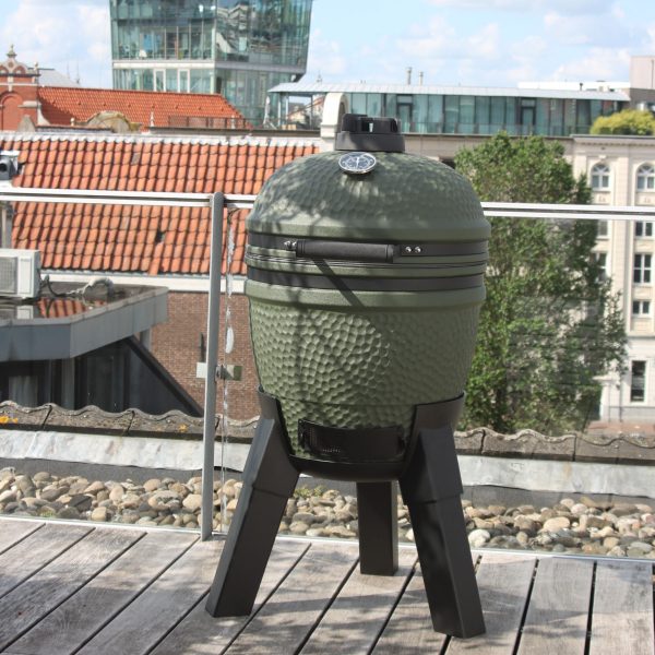 Moddern Kamado Olive green aluminum base and legs (black) - Image 6