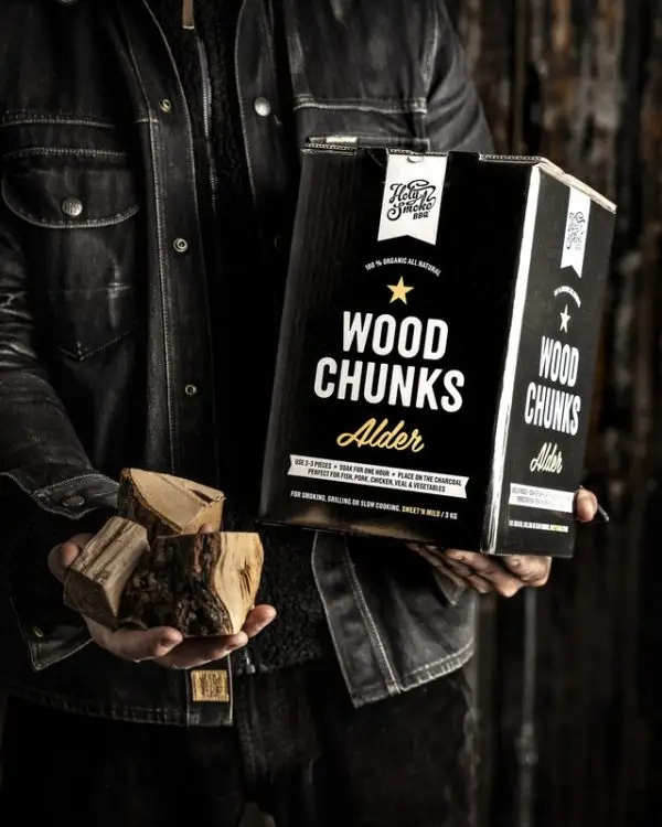 HOLY SMOKE BBQ SMOKE WOOD CHUNKS ALDER 3 KG - Image 2