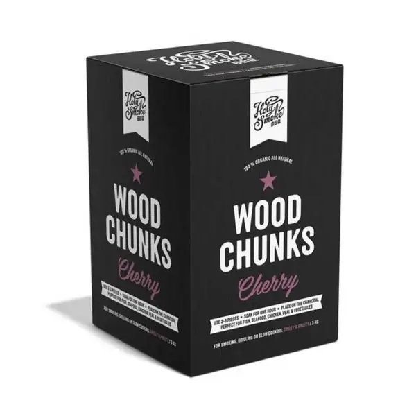 HOLY SMOKE BBQ SMOKE WOOD CHUNKS CHERRY 3 KG