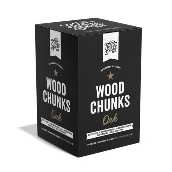 HOLY SMOKE BBQS SMOKE WOOD CHUNKS OAK 3 KG